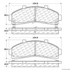 Centric 106.06520 Disc Brake Pad Set - Front - view 1