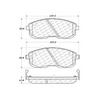 Centric 106.06530 Disc Brake Pad Set - Front - view 7