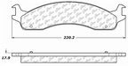 Centric 106.06551 Disc Brake Pad Set - Front - view 6