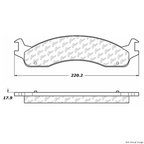 Centric 106.06551 Disc Brake Pad Set - Front - view 1