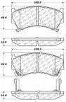 Centric 106.06680 Disc Brake Pad Set - Front - view 5