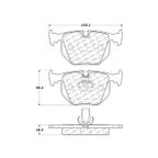 Centric 106.06830 Disc Brake Pad Set - Rear - view 7