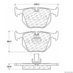 Centric 106.06830 Disc Brake Pad Set - Rear - view 1