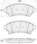 Centric 106.06990 Disc Brake Pad Set - Front - view 6