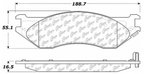 Centric 106.07020 Disc Brake Pad Set - Front - view 6
