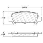 Centric 106.07701 Disc Brake Pad Set - Rear - view 5