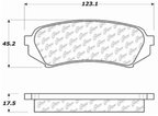 Centric 106.07730 Disc Brake Pad Set - Rear - view 5