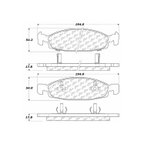 Centric 106.07900 Disc Brake Pad Set - Front - view 7
