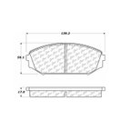Centric 106.07930 Disc Brake Pad Set - Front - view 5