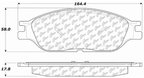 Centric 106.08030 Disc Brake Pad Set - Front - view 6