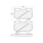 Centric 106.08120 Disc Brake Pad Set - Front - view 7