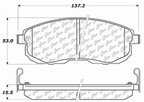 Centric 106.08151 Disc Brake Pad Set - Front - view 5