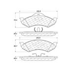 Centric 106.08200 Disc Brake Pad Set - Front - view 7
