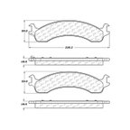 Centric 106.08210 Disc Brake Pad Set - Front - view 7