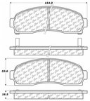 Centric 106.08330 Disc Brake Pad Set - Front - view 5