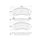 Centric 106.08440 Disc Brake Pad Set - Front - view 7