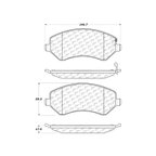 Centric 106.08560 Disc Brake Pad Set - Front - view 6