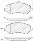 Centric 106.08560 Disc Brake Pad Set - Front - view 5