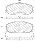Centric 106.08640 Disc Brake Pad Set - Front - view 5