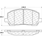 Centric 106.08840 Disc Brake Pad Set - Front - view 6