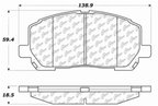 Centric 106.08840 Disc Brake Pad Set - Front - view 5