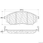 Centric 106.08880 Disc Brake Pad Set - Front - view 1