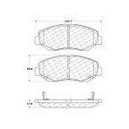Centric 106.09140 Disc Brake Pad Set - Front - view 6