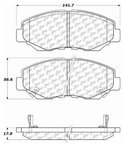 Centric 106.09140 Disc Brake Pad Set - Front - view 5