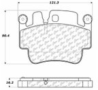 Centric 106.09170 Disc Brake Pad Set - Front or Rear - view 6