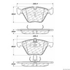Centric 106.09180 Disc Brake Pad Set - Front - view 1