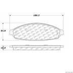 Centric 106.09310 Disc Brake Pad Set - Front - view 1