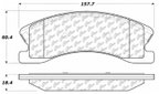Centric 106.09450 Disc Brake Pad Set - Front - view 6