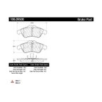 Centric 106.09500 Disc Brake Pad Set - Front - view 7