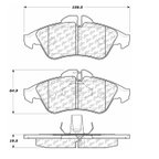 Centric 106.09500 Disc Brake Pad Set - Front - view 6