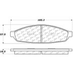 Centric 106.09530 Disc Brake Pad Set - Front - view 6
