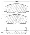 Centric 106.09590 Disc Brake Pad Set - Front - view 5