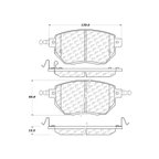 Centric 106.09690 Disc Brake Pad Set - Front - view 6