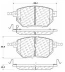 Centric 106.09690 Disc Brake Pad Set - Front - view 5