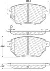 Centric 106.09691 Disc Brake Pad Set - Front - view 6