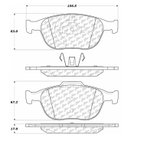 Centric 106.09700 Disc Brake Pad Set - Front - view 6