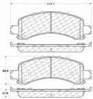 Centric 106.09741 Disc Brake Pad Set - Rear - view 5