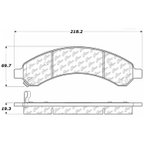 Centric 106.09890 Disc Brake Pad Set - Rear - view 7