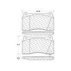 Centric 106.10010 Disc Brake Pad Set - Front or Rear - view 6