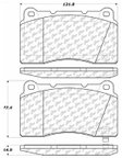 Centric 106.10010 Disc Brake Pad Set - Front or Rear - view 5
