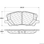 Centric 106.10050 Disc Brake Pad Set - Front - view 1