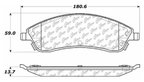 Centric 106.10190 Disc Brake Pad Set - Front - view 5