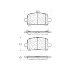 Centric 106.10280 Disc Brake Pad Set - Front - view 6