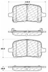 Centric 106.10280 Disc Brake Pad Set - Front - view 5