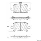 Centric 106.10280 Disc Brake Pad Set - Front - view 1