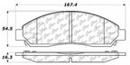 Centric 106.10390 Disc Brake Pad Set - Front - view 5